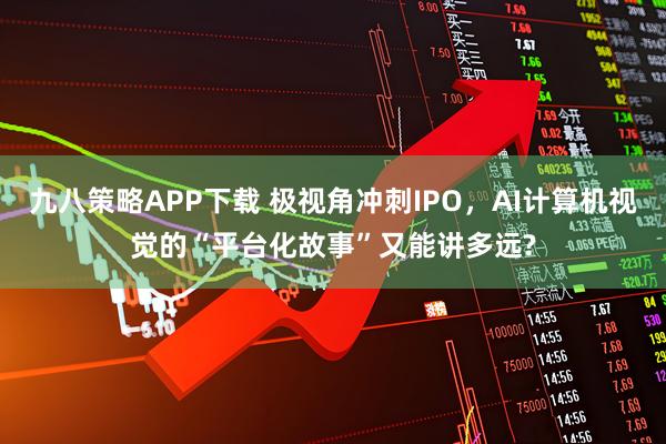 九八策略APP下载 极视角冲刺IPO，AI计算机视觉的“平台化故事”又能讲多远?